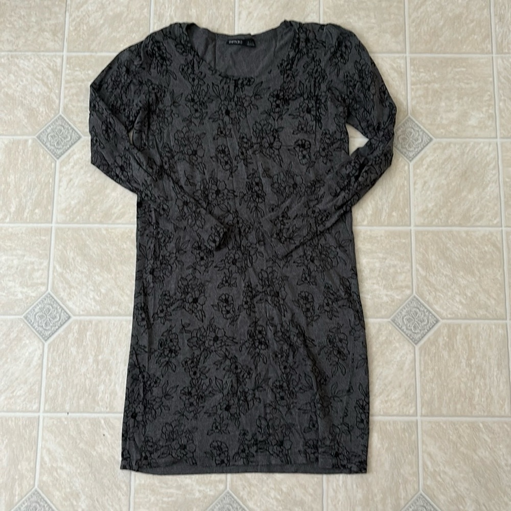 Esmara Black/Grey Floral Dress